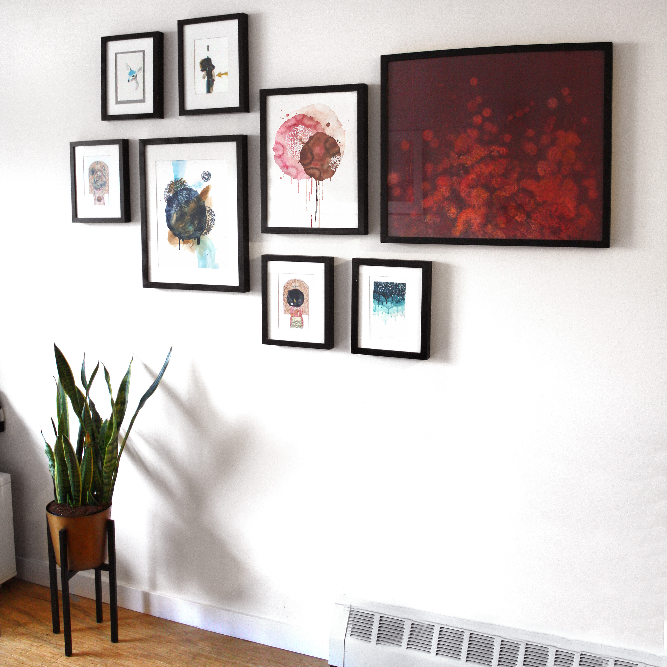 The Choir // 5 Ways to Make The Art in Your Home "Sing" by Amanda Michele Art